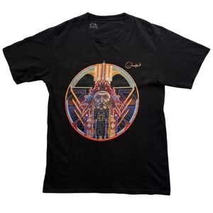 Clutch Band T-Shirt Mens Medium Black Graphic Psychedelic Rock Tee Excellent